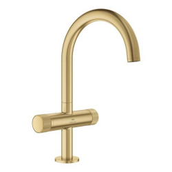 Grohe Atrio Private Collection Yüksek Lavabo Bataryası, Fırçalı Altın (L-Boy) - 21138GN0 - GROHE