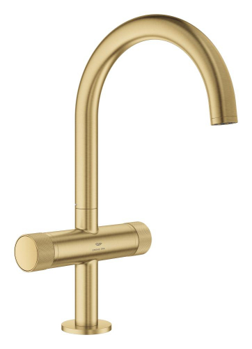 Grohe Atrio Private Collection Yüksek Lavabo Bataryası, Fırçalı Altın (L-Boy) - 21138GN0 - GROHE