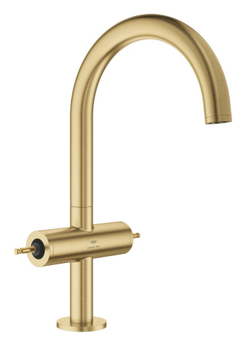 Grohe Atrio Private Collection Yüksek Lavabo Bataryası (L-Boy), Fırçalı Altın - 21134GN0 - GROHE