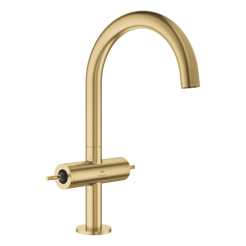 Grohe Atrio Private Collection Yüksek Lavabo Bataryası (L-Boy), Fırçalı Altın - 21134GN0 - 2