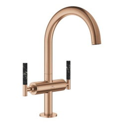 Grohe Atrio Private Collection Yüksek Lavabo Bataryası (L-Boy), Fırçalı Bakır - 21134DL0 - 2