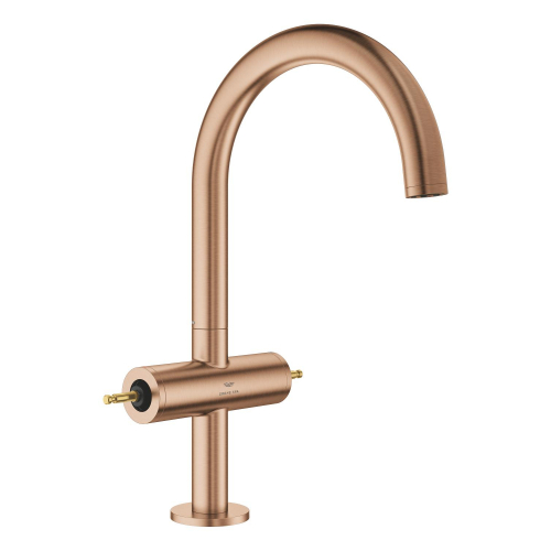 Grohe Atrio Private Collection Yüksek Lavabo Bataryası (L-Boy), Fırçalı Bakır - 21134DL0 - 2