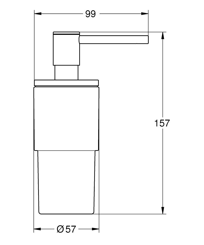 Grohe Atrio Sıvı Sabunluk, Fırçalı Altın - 40886GN0 - 4