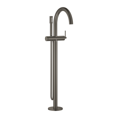 Grohe Atrio Tek Yerden Küvet Bataryası (Sıva Üstü Grubu), Fırçalı Sert Grafit - 24368AL0 - 1