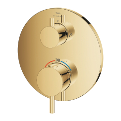 Grohe Atrio Termostatik Banyo/Duş Bataryası (Sıva Üstü Grubu), 2 Yollu, Altın - 24359GL0 - 2