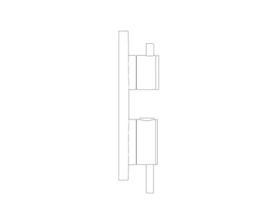 Grohe Atrio Termostatik Banyo/Duş Bataryası (Sıva Üstü Grubu), 2 Yollu, Fırçalı Altın - 24358GN0 - 3