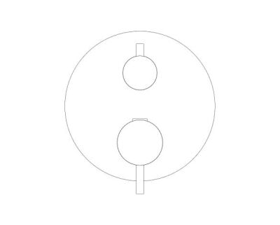 Grohe Atrio Termostatik Banyo/Duş Bataryası (Sıva Üstü Grubu), 2 Yollu, Fırçalı Altın - 24358GN0 - 2