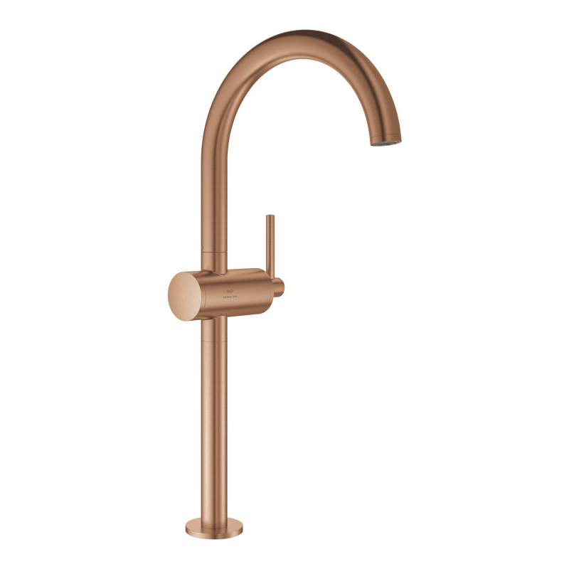 Grohe Atrio Tezgah Üstü Lavabo Bataryası, Fırçalı Bakır - 24365DL0 - 2