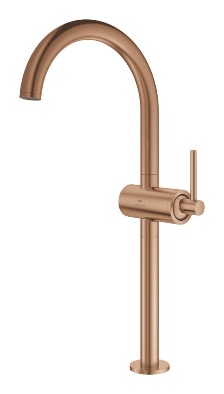 Grohe Atrio Tezgah Üstü Lavabo Bataryası, Fırçalı Bakır - 24365DL0 - 3