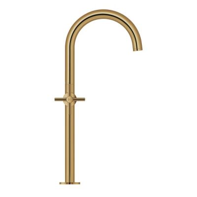 Grohe Atrio Tezgah Üstü Lavabo Bataryası, Sifon Kumandalı, Altın - 21149GL0 - 2