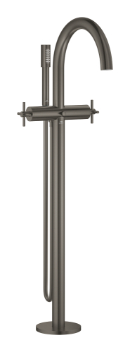 Grohe Atrio Yerden Küvet Bataryası (Sıva Üstü Grubu), Fırçalı Sert Grafit - 25272AL0 - GROHE