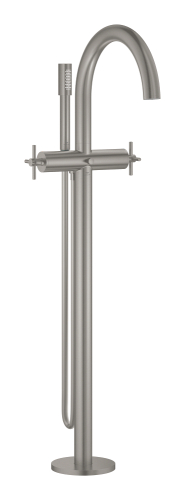 Grohe Atrio Yerden Küvet Bataryası (Sıva Üstü Grubu), Paslanmaz Çelik - 25272DC0 - 1
