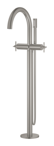 Grohe Atrio Yerden Küvet Bataryası (Sıva Üstü Grubu), Paslanmaz Çelik - 25272DC0 - 3