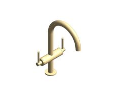 Grohe Atrio Yüksek Lavabo Bataryası (L-Boy), Fırçalı Altın - 21145GN0 - GROHE