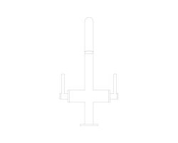 Grohe Atrio Yüksek Lavabo Bataryası (L-Boy), Fırçalı Altın - 21145GN0 - 2