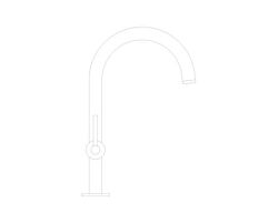 Grohe Atrio Yüksek Lavabo Bataryası (L-Boy), Fırçalı Altın - 21145GN0 - 3