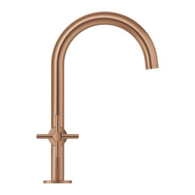 Grohe Atrio Yüksek Lavabo Bataryası (L-Boy), Fırçalı Bakır - 21144DL0 - 2