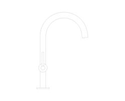 Grohe Atrio Yüksek Lavabo Bataryası (L-Boy), Fırçalı Bakır - 21145DL0 - 3