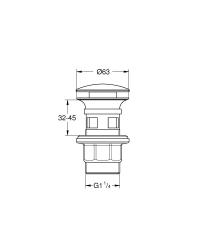 Grohe Bas-Aç Gider Seti - 40824000 - 3
