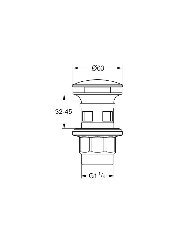 Grohe Bas-Aç Gider Seti - 40824000 - 3