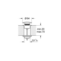 Grohe Bas - Aç Gider Seti - 65807KS0 - 2