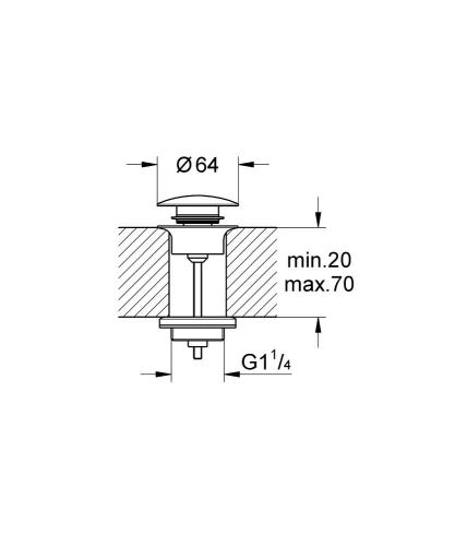 Grohe Bas - Aç Gider Seti - 65807LS0 - 3