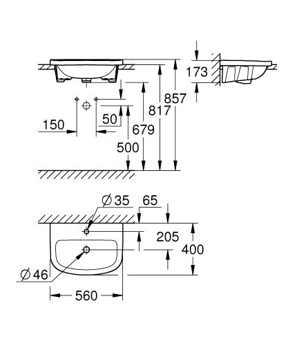 Grohe Bau Ceramic - 39422000 - 3