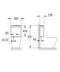 Grohe Bau Ceramic - 39912000 - 4