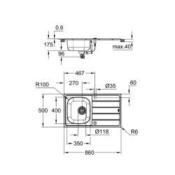 Grohe Bau Eviye Ve Batarya Seti - 31562Sd1 - 2