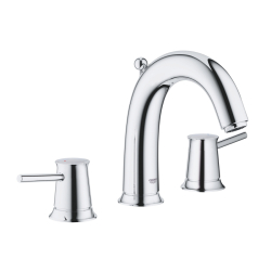 Grohe Bauclassic 3 Delikli Lavabo Bataryası - 20470000 - 1