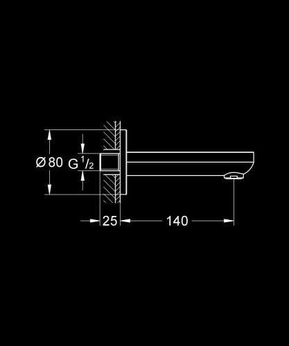 Grohe Baucosmopolitan Çıkış Ucu - 13255000 - 3