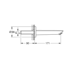 Grohe Baucosmopolitan Çıkış Ucu - 13255001 - 2