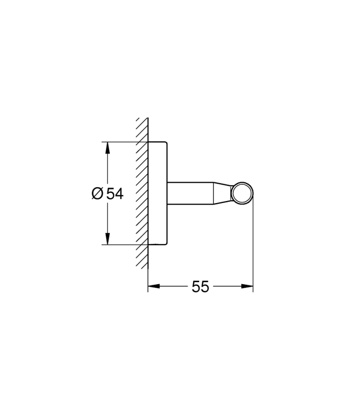 Grohe Baucosmopolitan Havlu/Bornoz Askılığı - 40461001 - 3