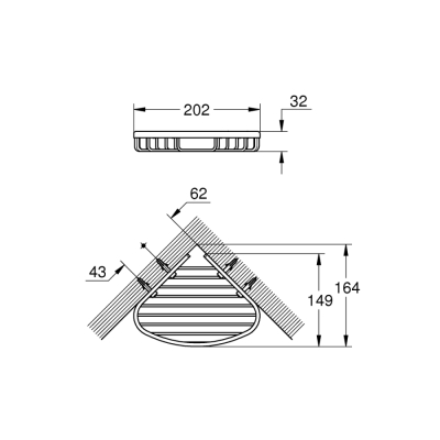 Grohe Baucosmopolitan Sabunluk - 40664001 - 2