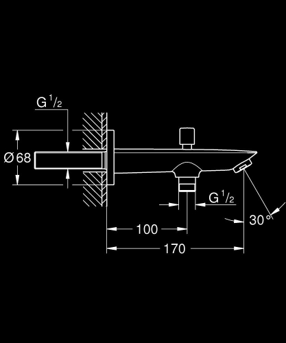Grohe Baucosmopolitan Yön Değiştiricili Çıkış Ucu - 13425001 - 5