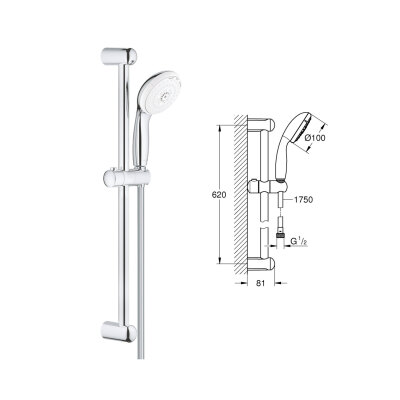 Grohe Bauedge Sıva Üstü Set - 2