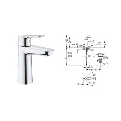 Grohe Bauedge Sıva Üstü Set - 4