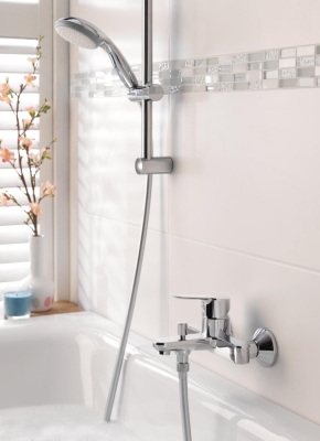 Grohe Bauedge Tek Kumandalı Banyo Bataryası - 23605000 - 3