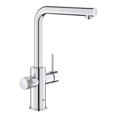Grohe Blue Pure Minta Arıtma Takılan Spiralli Eviye Bataryası Krom - 30590000 - 1