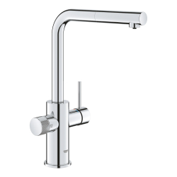 Grohe Blue Pure Minta Arıtma Takılan Spiralli Eviye Bataryası Krom - 30590000 - GROHE