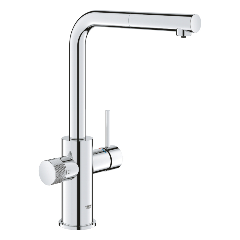 Grohe Blue Pure Minta Arıtma Takılan Spiralli Eviye Bataryası Krom - 30590000 - 2