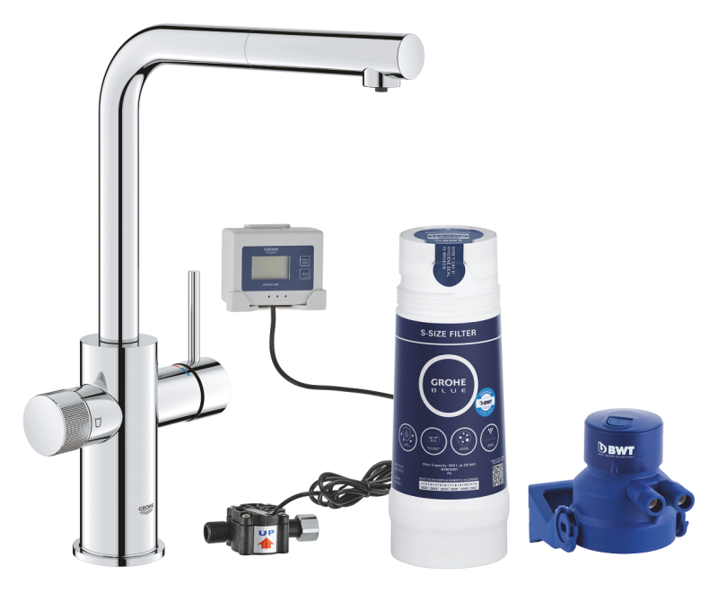 Grohe Blue Pure Minta Çekmeli musluklu başlangıç ​​seti - 30591000 - 1
