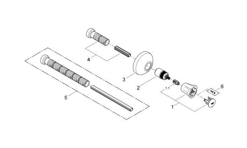 Grohe Costa L Ankastre Stop Valf - 19808001 - 5