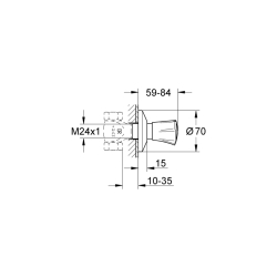 Grohe Costa L Ankastre Stop Valf - 19854001 - 2