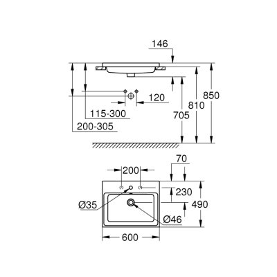 Grohe Cube Ceramic - 3947900H - 2