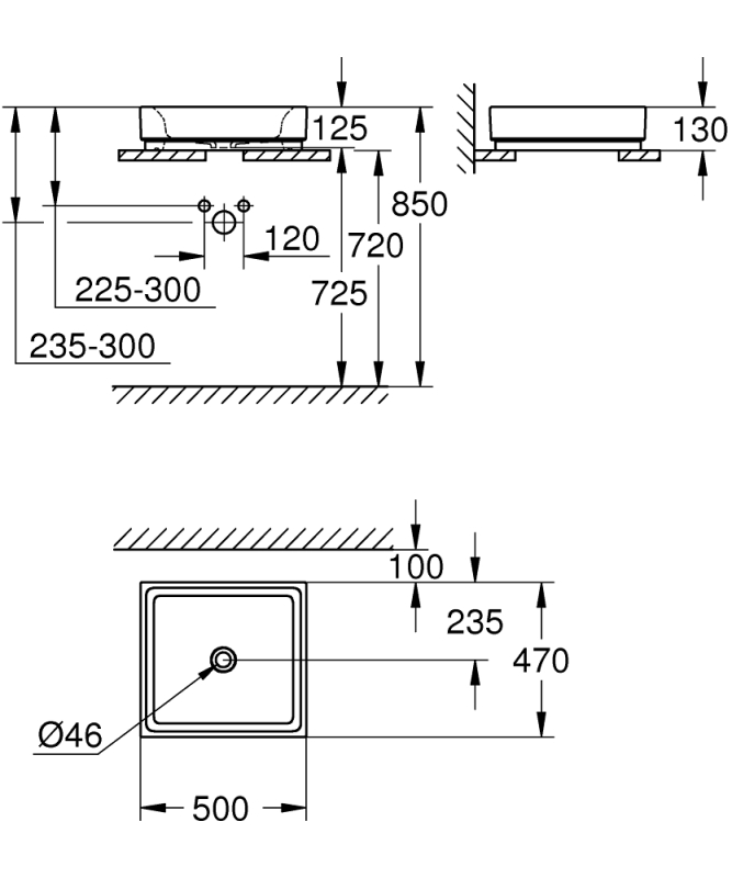 Grohe Cube Ceramic - 3948100H - 3