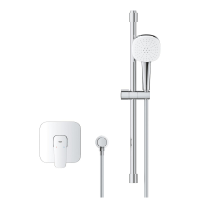 Grohe Cubeo Ankastre Duş Bataryası ve Sürgülü El Duşu Seti - 1053350000 - 2