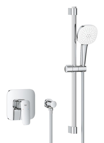 Grohe Cubeo Ankastre Duş Bataryası ve Sürgülü El Duşu Seti - 1053350000 - 1