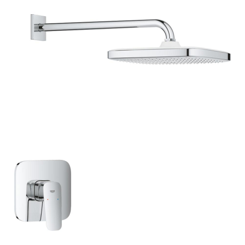 Grohe Cubeo Ankastre Duş Bataryası ve Tepe Duşu Seti - 1053340000 - 1