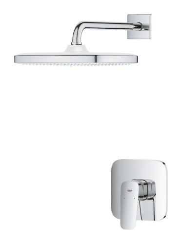 Grohe Cubeo Ankastre Duş Bataryası ve Tepe Duşu Seti - 1053340000 - 3